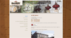 Desktop Screenshot of cognac-baudry.fr